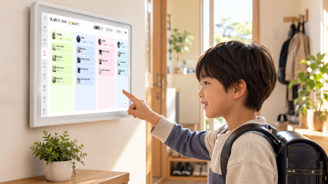 ファミリーカレンダーで育む、子どもの「自分でできる」習慣