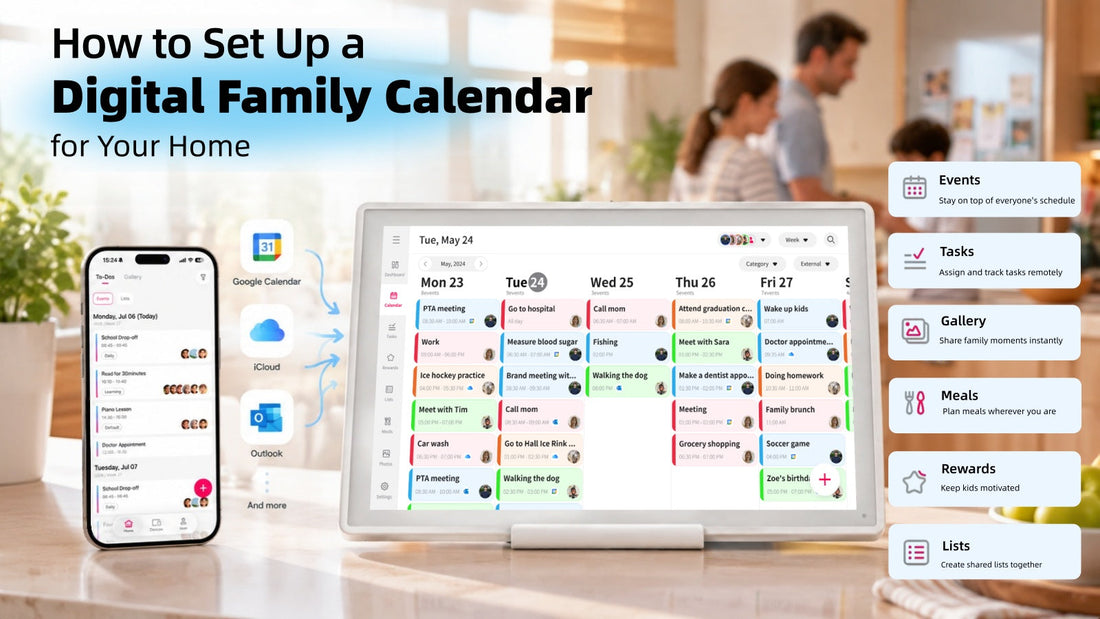 How to Set Up a Digital Family Calendar for Your Home