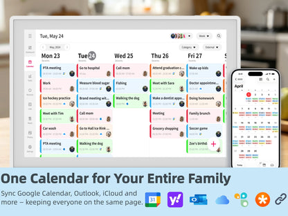 Zasola Digital Calendar 16''